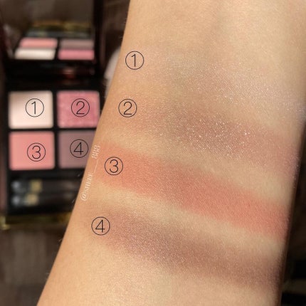 アイ カラー クォード/TOM FORD BEAUTY/アイシャドウパレットを使ったクチコミ(3枚目)