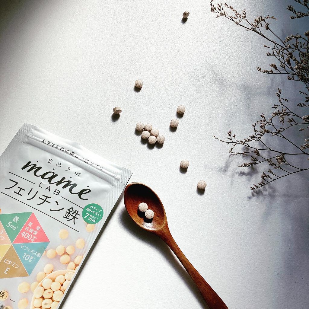 まめラボフェリチン鉄/まめラボ/美容サプリメントを使ったクチコミ(2枚目)