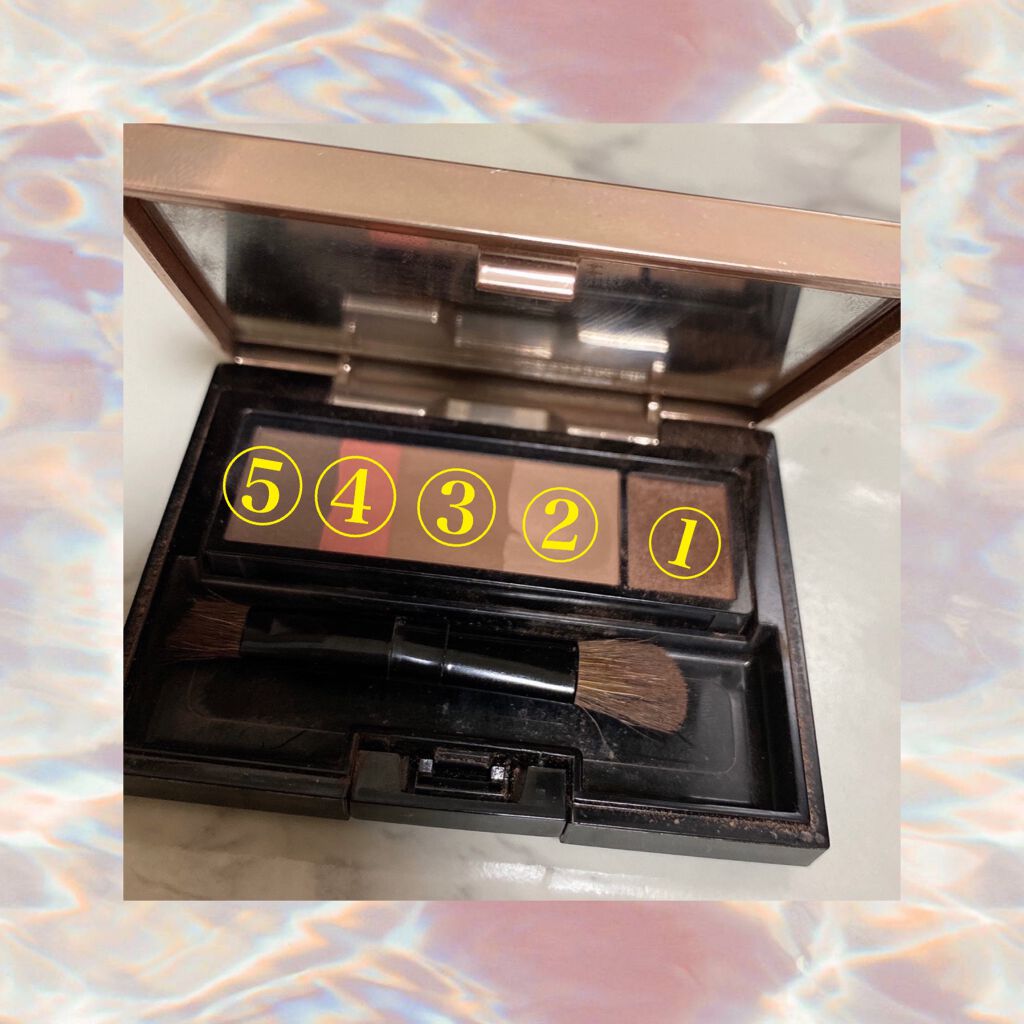 アイブロースタイリング 3D/マキアージュ/パウダーアイブロウを使ったクチコミ(2枚目)