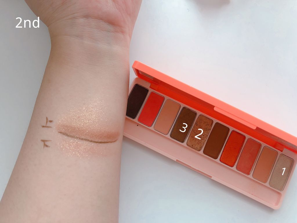 プレイカラー アイシャドウ/ETUDE/アイシャドウパレットを使ったクチコミ（2枚目）