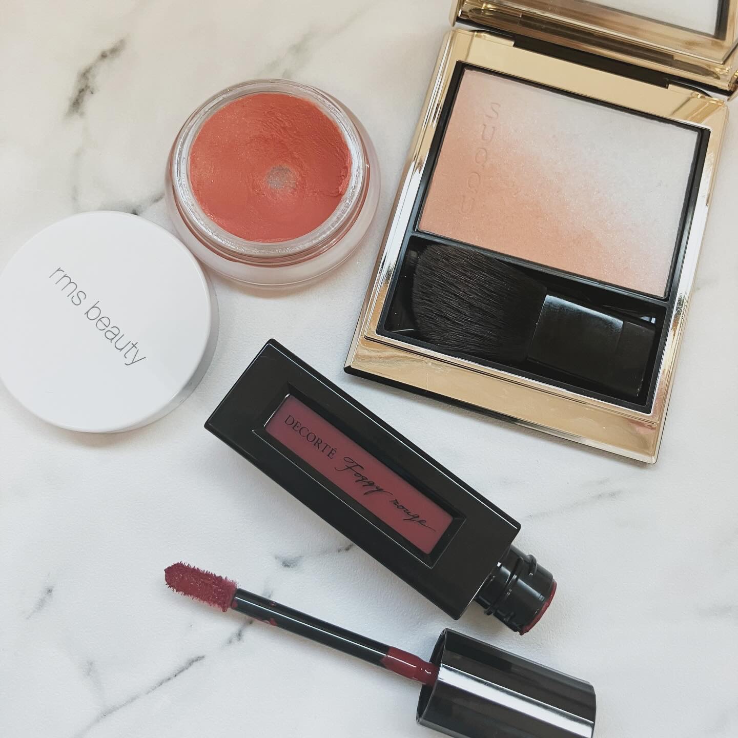 リップチーク ロストエンジェル/rms beauty/ジェル・クリームチークを使ったクチコミ（3枚目）