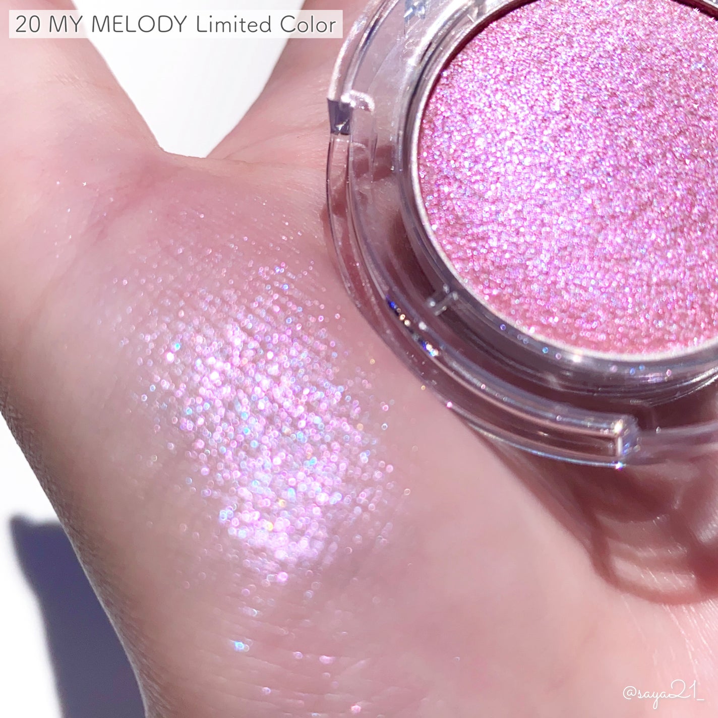 マルチグリッターカラー/ENBAN TOKYO/単色アイシャドウを使ったクチコミ(2枚目)