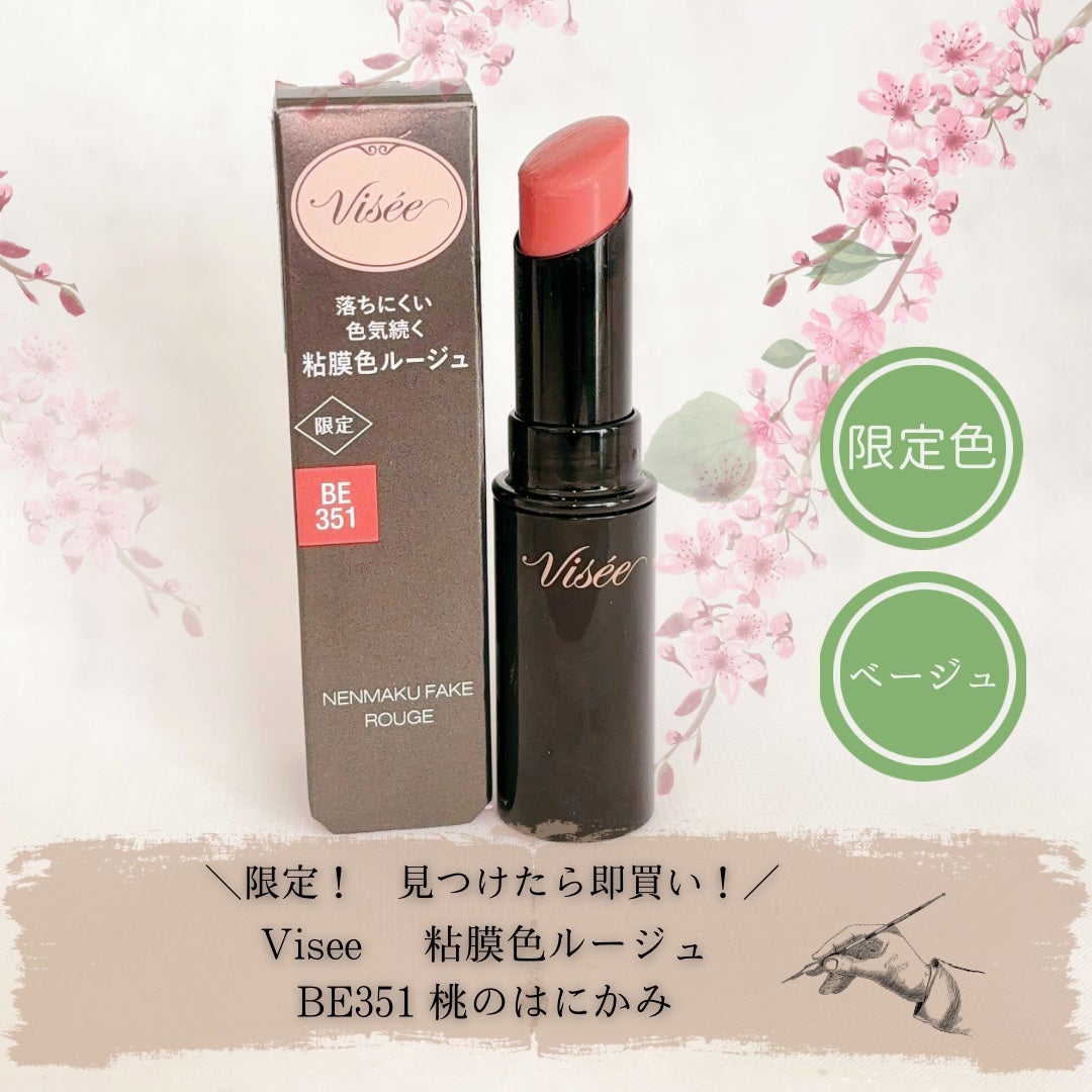 ネンマクフェイク ルージュ/Visée/口紅を使ったクチコミ(1枚目)