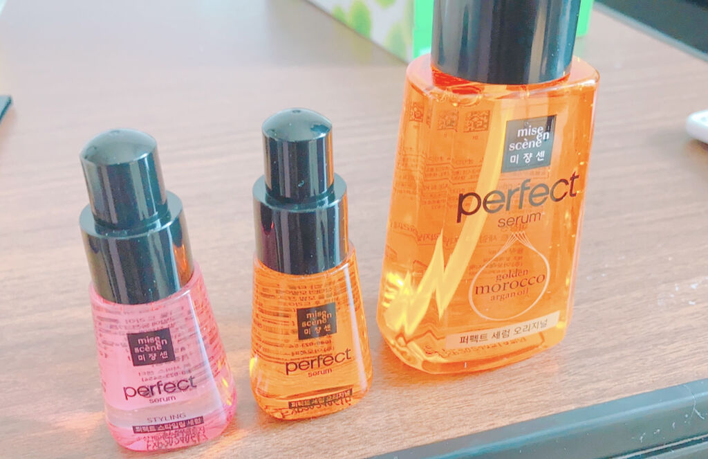 パーフェクト セラム オリジナル/miseenscene/ヘアオイルを使ったクチコミ（1枚目）