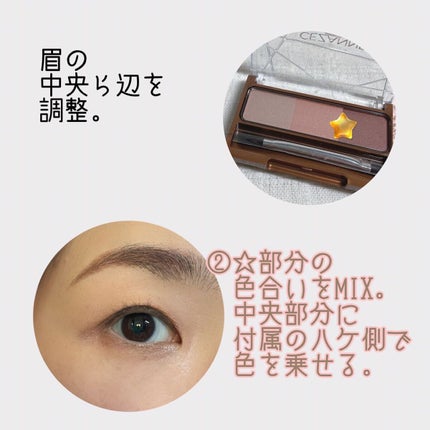 ノーズ&アイブロウパウダー/CEZANNE/パウダーアイブロウを使ったクチコミ(5枚目)