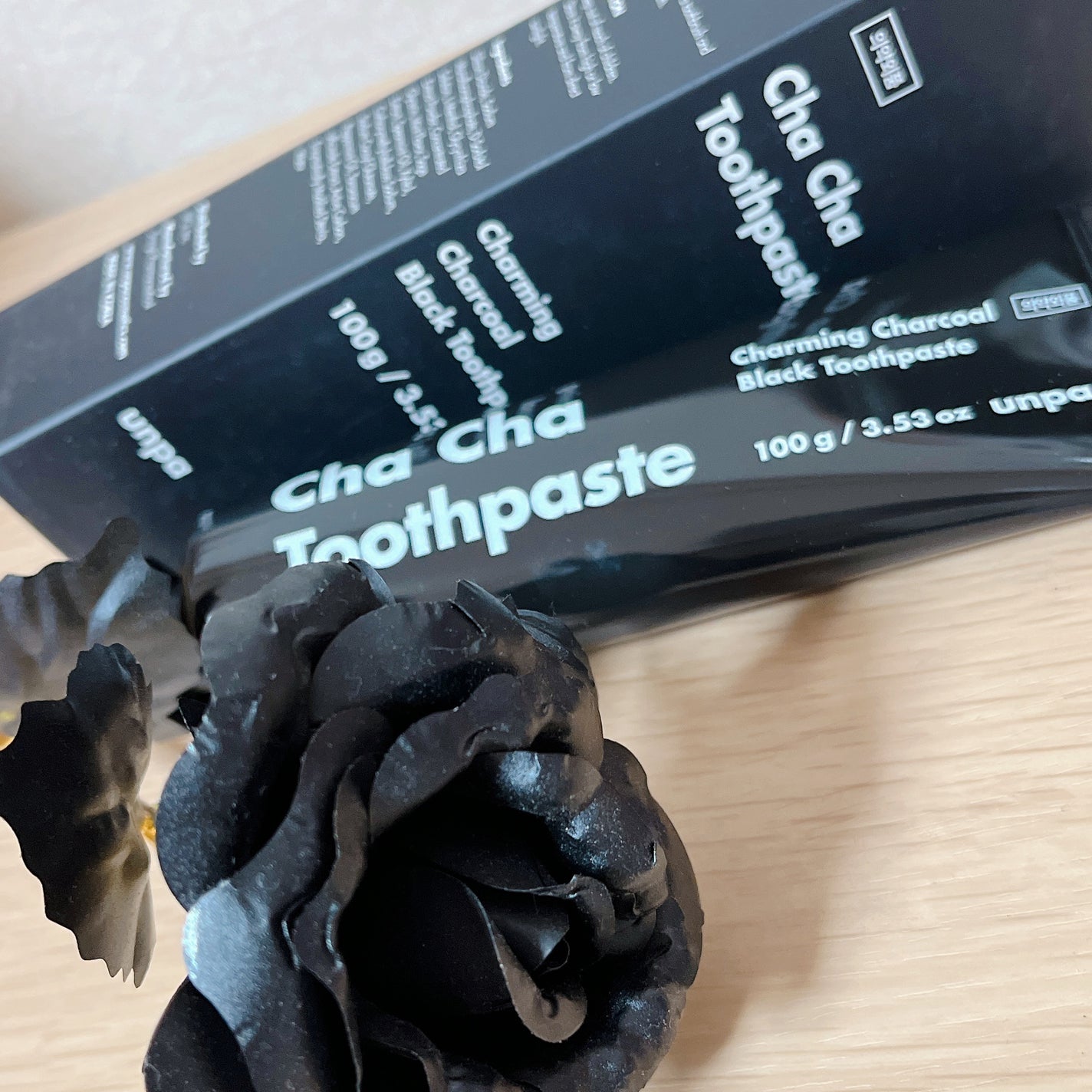 Cha Cha Charcoal Black Toothpaste/chacha/歯磨き粉を使ったクチコミ(1枚目)