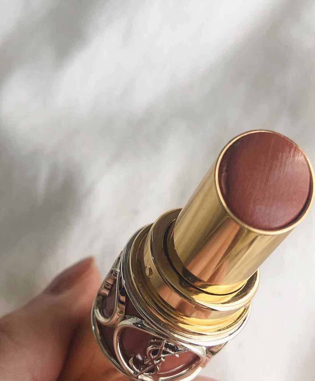 ルージュ ヴォリュプテ シャイン/YVES SAINT LAURENT BEAUTE/口紅を使ったクチコミ(2枚目)