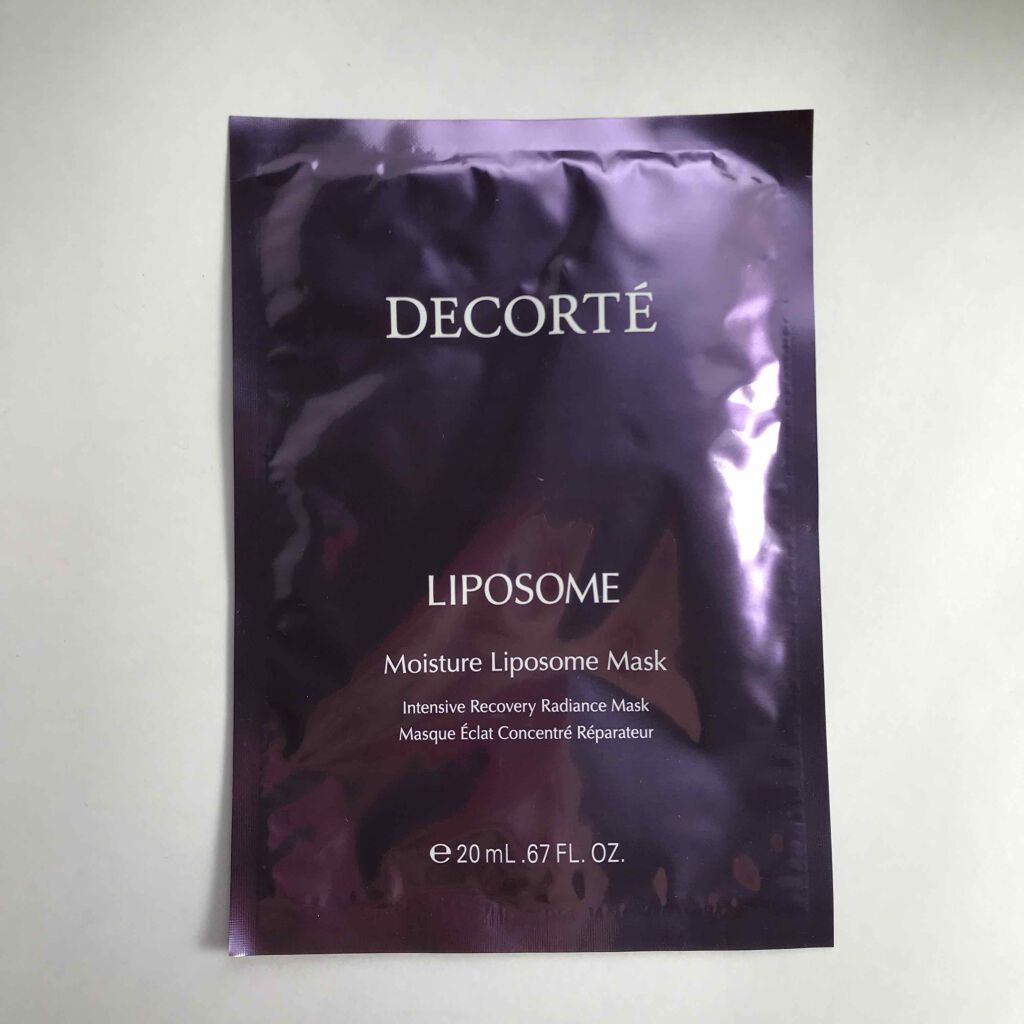 モイスチュア リポソーム マスク/DECORTÉ/シートマスク・パックを使ったクチコミ（1枚目）