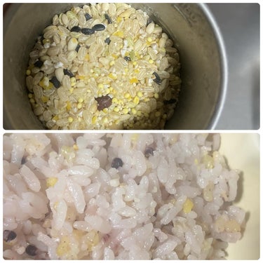 玄米酵素 北海道玄米雑穀のクチコミ「株式会社玄米酵素
様の、
❇️北海道玄米雑穀サンプル（70g×2袋）
食べてみました。

@g.....」（2枚目）