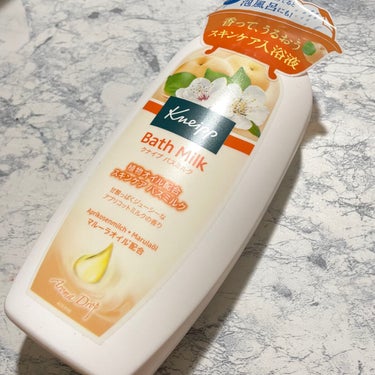 クナイプ クナイプ バスミルク アプリコットミルクの香りのクチコミ「クナイプ バスミルク アプリコットミルクの香り480ml。

もともと個包装の一回分を使ったこ.....」（1枚目）