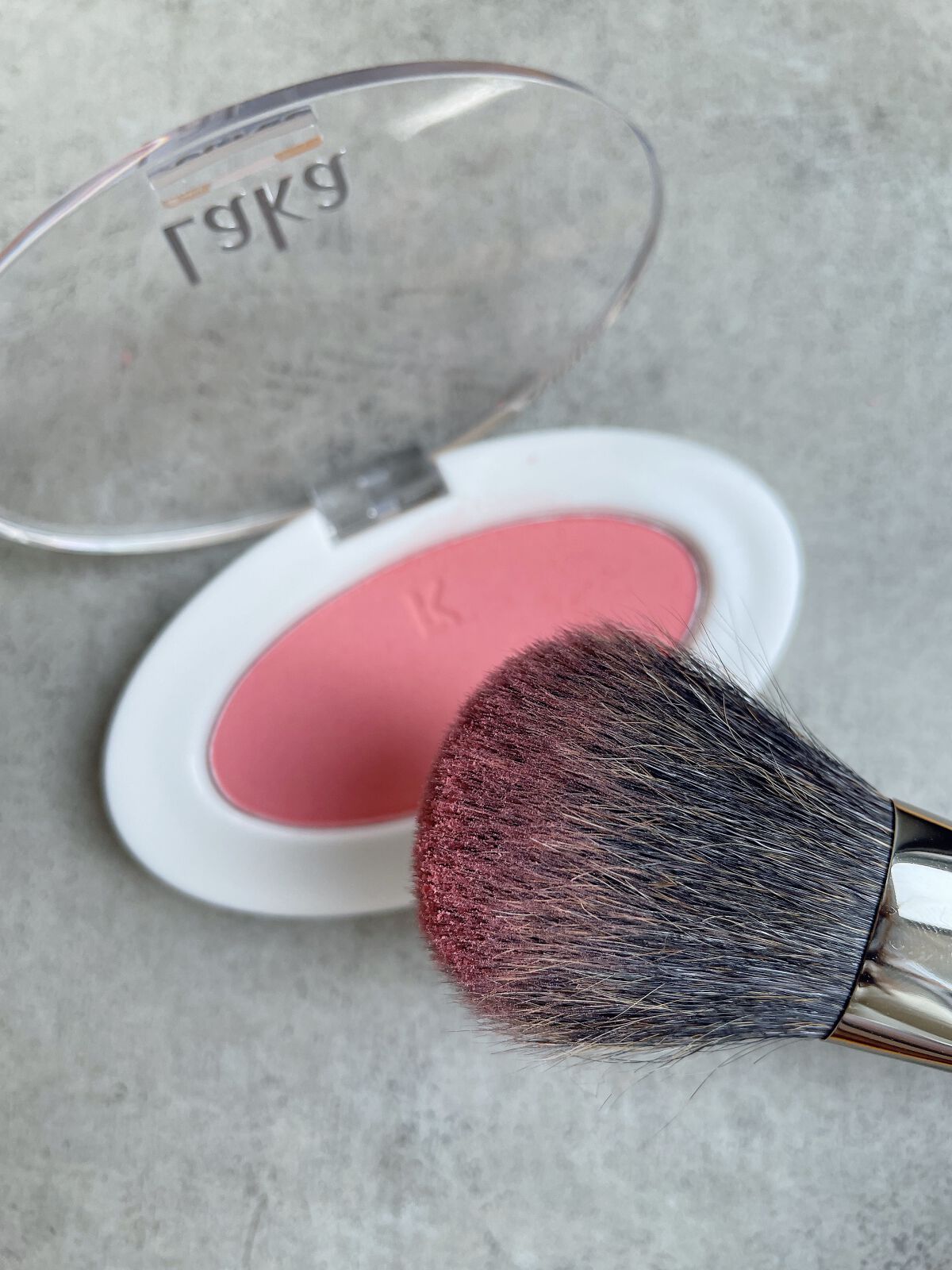 ラブシルクブラッシュ 701 ハリコ/Laka/パウダーチークを使ったクチコミ（2枚目）