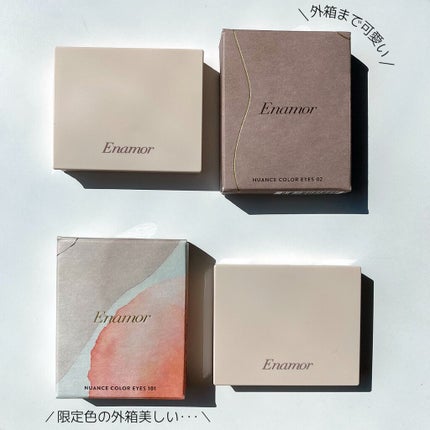 ニュアンスカラーアイズ/Enamor/アイシャドウパレットを使ったクチコミ(2枚目)