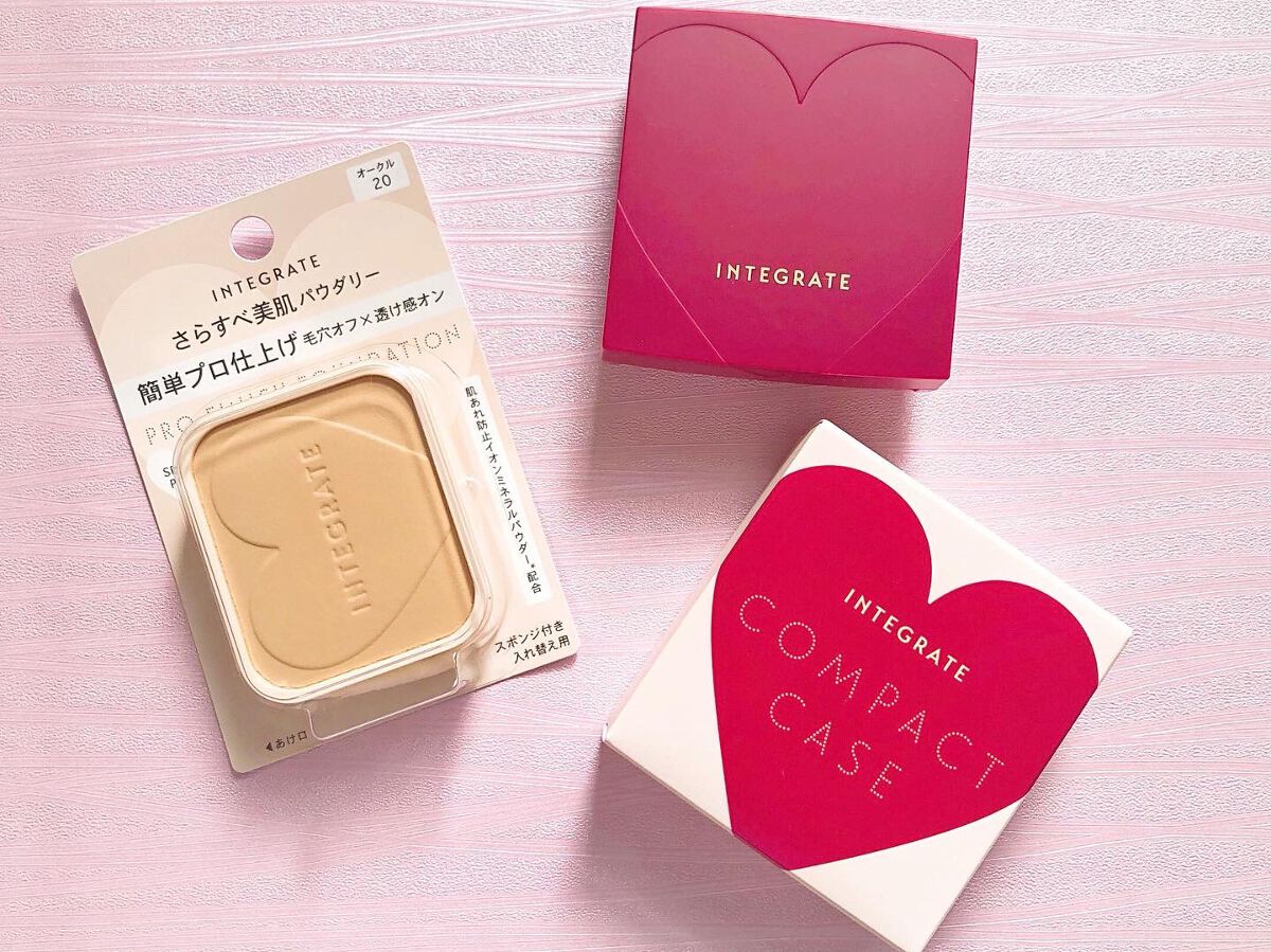 プロフィニッシュファンデーション/インテグレート/パウダーファンデーションを使ったクチコミ(1枚目)