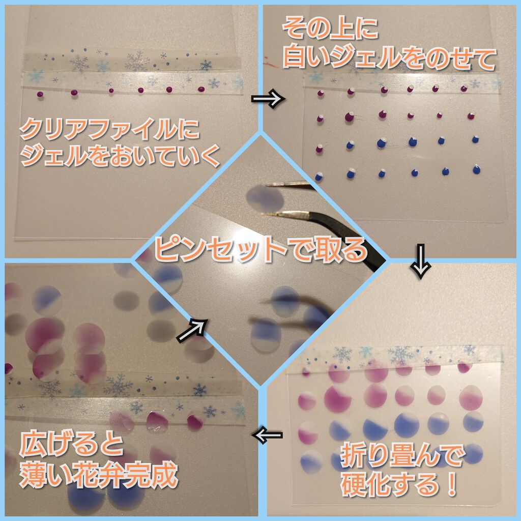 ジェルネイル(ライト対応)/セリア/ジェルネイルを使ったクチコミ(3枚目)