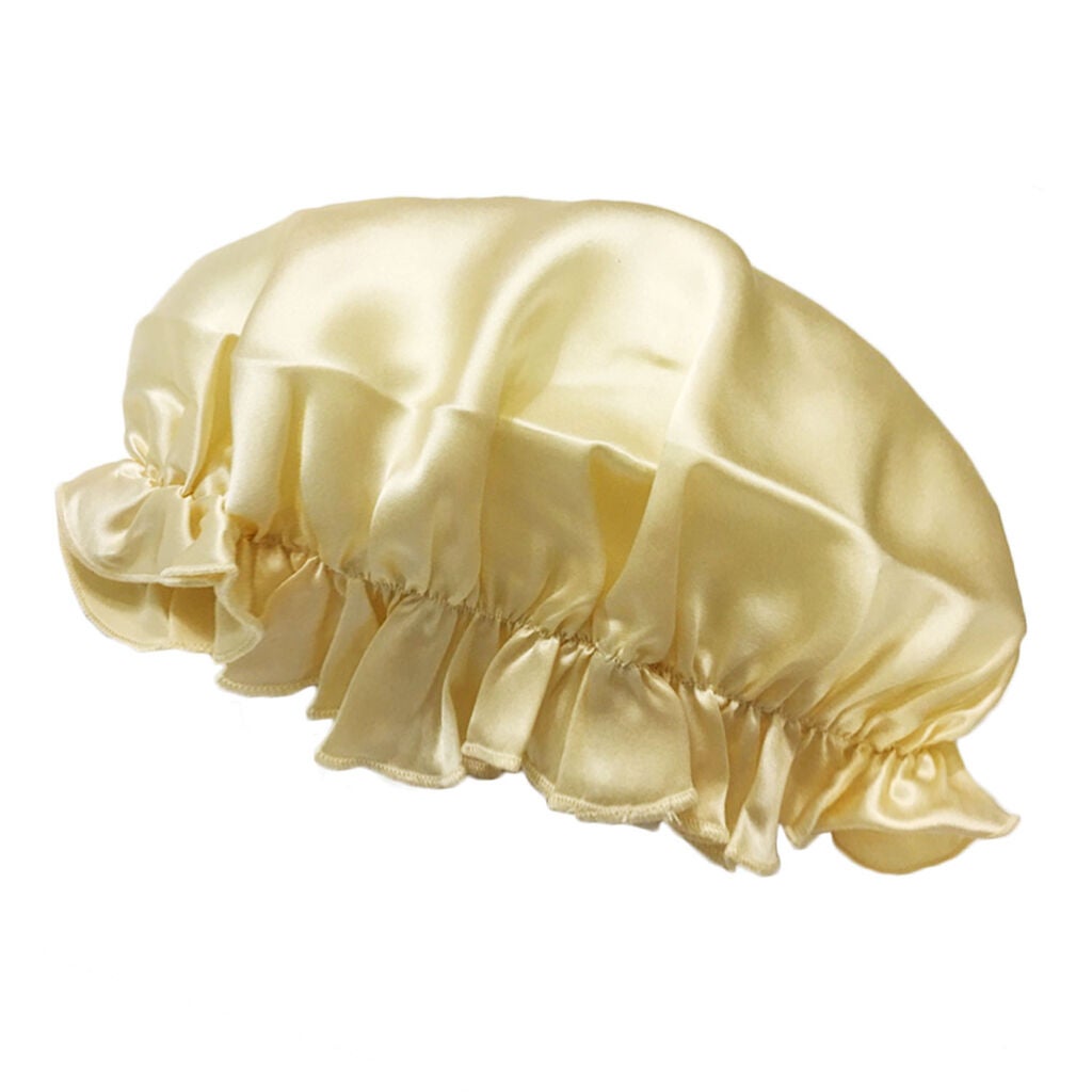 シルク ナイトキャップ(ゴム紐) 16 ゴールド