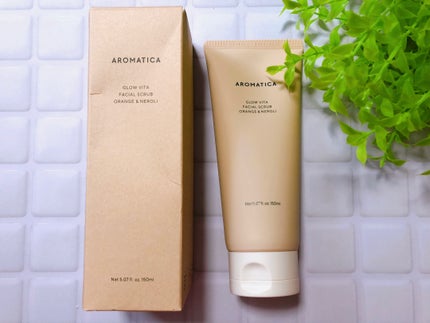 グロービタ フェイシャルスクラブ オレンジ&ネロリ/AROMATICA/スクラブ・ゴマージュを使ったクチコミ(5枚目)