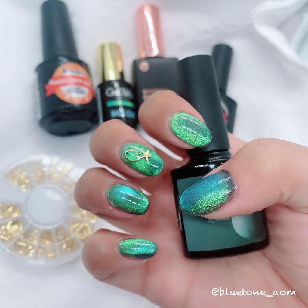 ジェルネイル（ライト対応）/セリア/ジェルネイルを使ったクチコミ（2枚目）