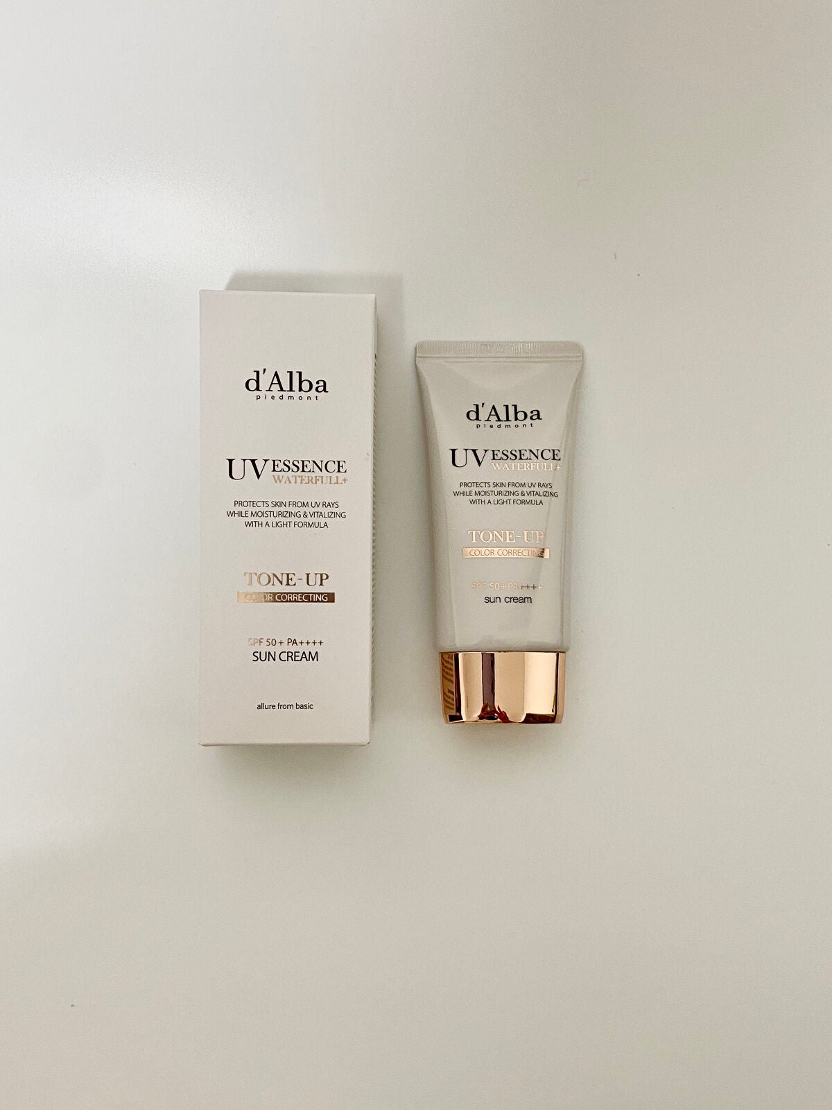 ウォータフルトーンアップサンクリーム/ダルバ/日焼け止めクリームを使ったクチコミ(1枚目)