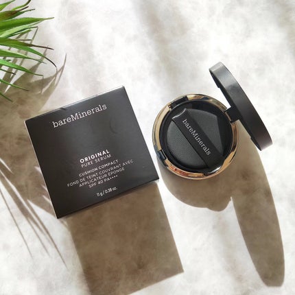 オリジナル ピュア セラム カバーアップ クッション/bareMinerals/クッションファンデーションを使ったクチコミ(2枚目)