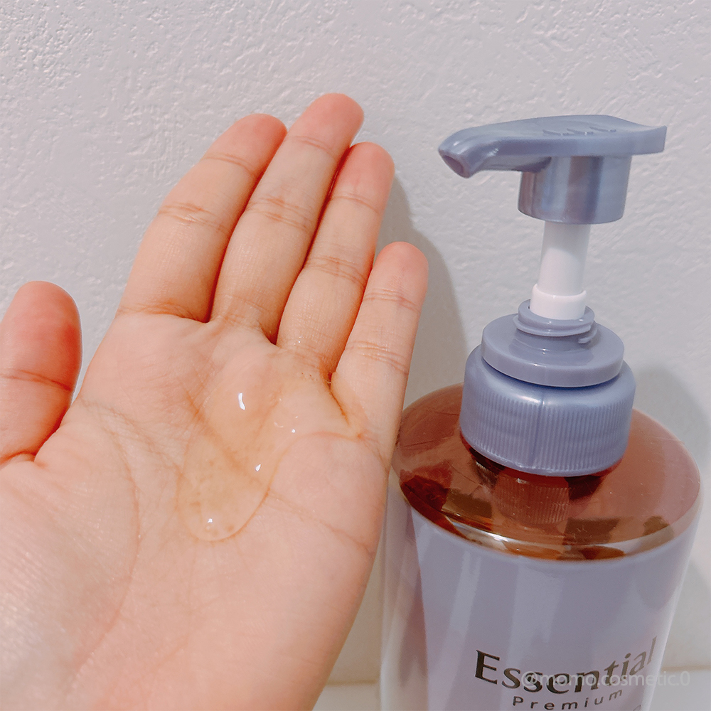 エッセンシャル プレミアム うるおいバリアシャンプー/コンディショナー グロウ＆モイスト シャンプー ポンプ 450ml【旧】/エッセンシャル/市販シャンプーを使ったクチコミ（2枚目）