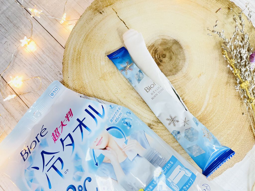冷タオル 無香性/ビオレ/ボディシートを使ったクチコミ（2枚目）