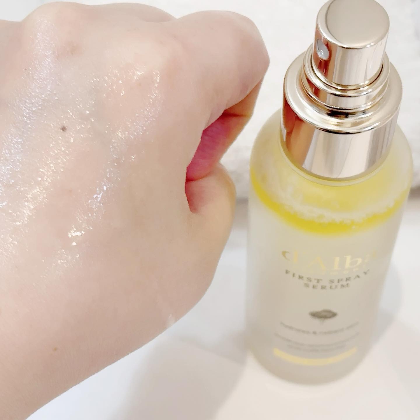 ダルバ ホワイトトリュフファーストスプレーセラム/ダルバ/ミスト状化粧水を使ったクチコミ（3枚目）