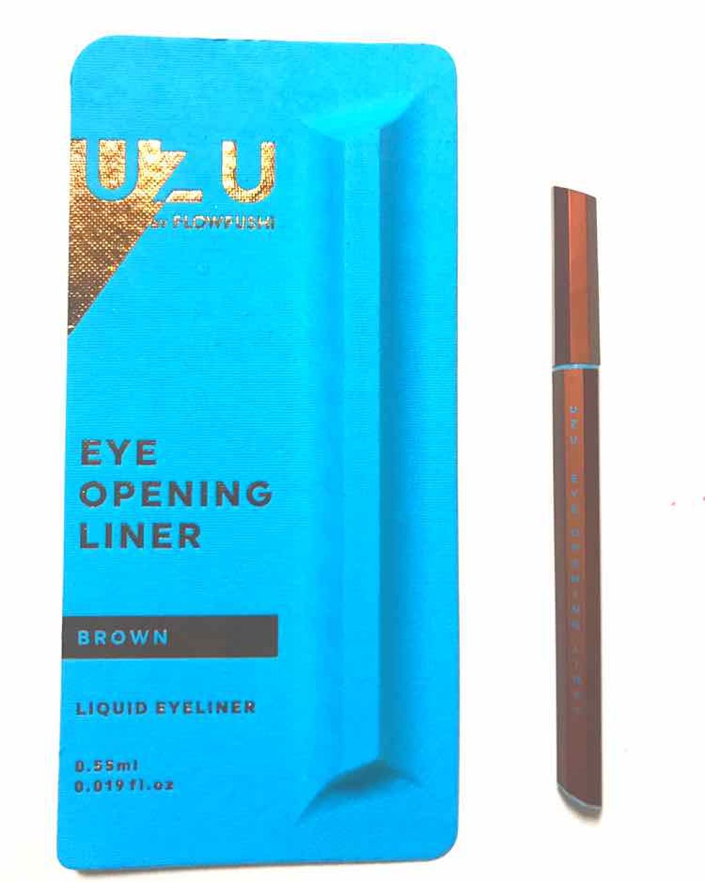 EYE OPENING LINER/UZU BY FLOWFUSHI/リキッドアイライナーを使ったクチコミ(1枚目)