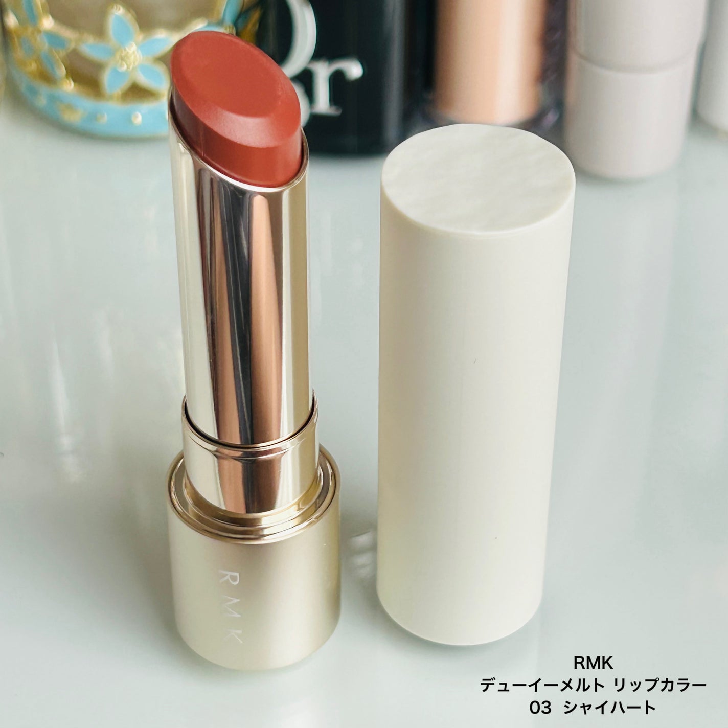 RMK デューイーメルト リップカラー/RMK/口紅を使ったクチコミ(2枚目)