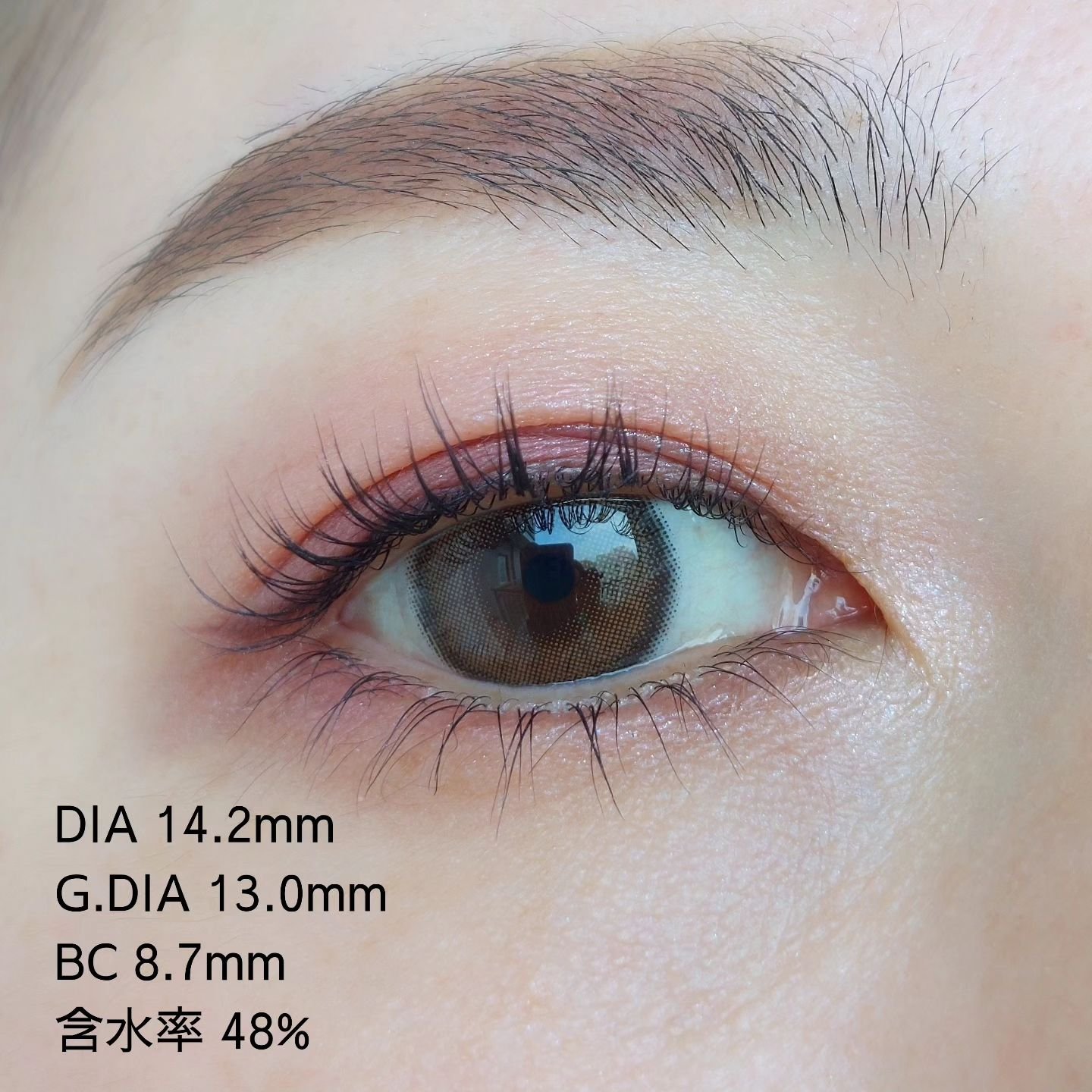 ViVi Ring 1Month グレー/OLENS/カラーコンタクトレンズを使ったクチコミ（3枚目）