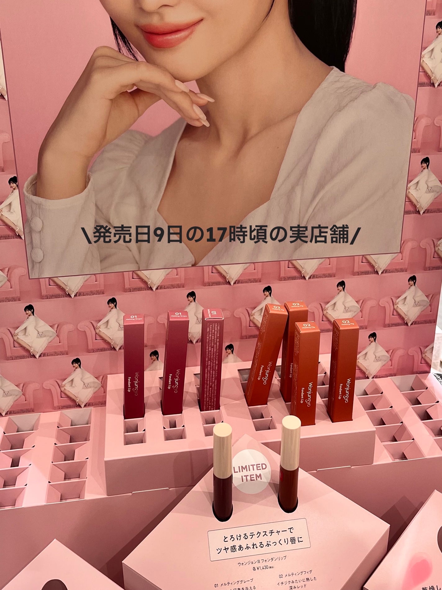 ウォンジョンヨ フォンダンリップ/Wonjungyo/口紅を使ったクチコミ(2枚目)