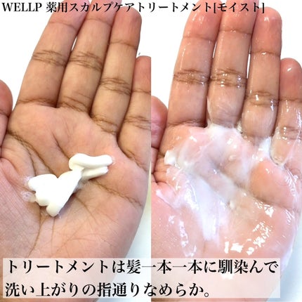 薬用スカルプケアシャンプー/トリートメント スムース/WELLP/市販シャンプーを使ったクチコミ(6枚目)