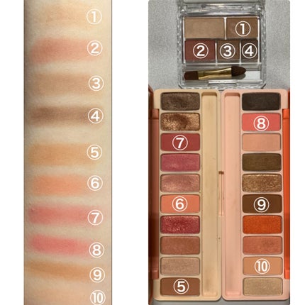 パーフェクトマルチアイズ/キャンメイク/アイシャドウパレットを使ったクチコミ(2枚目)