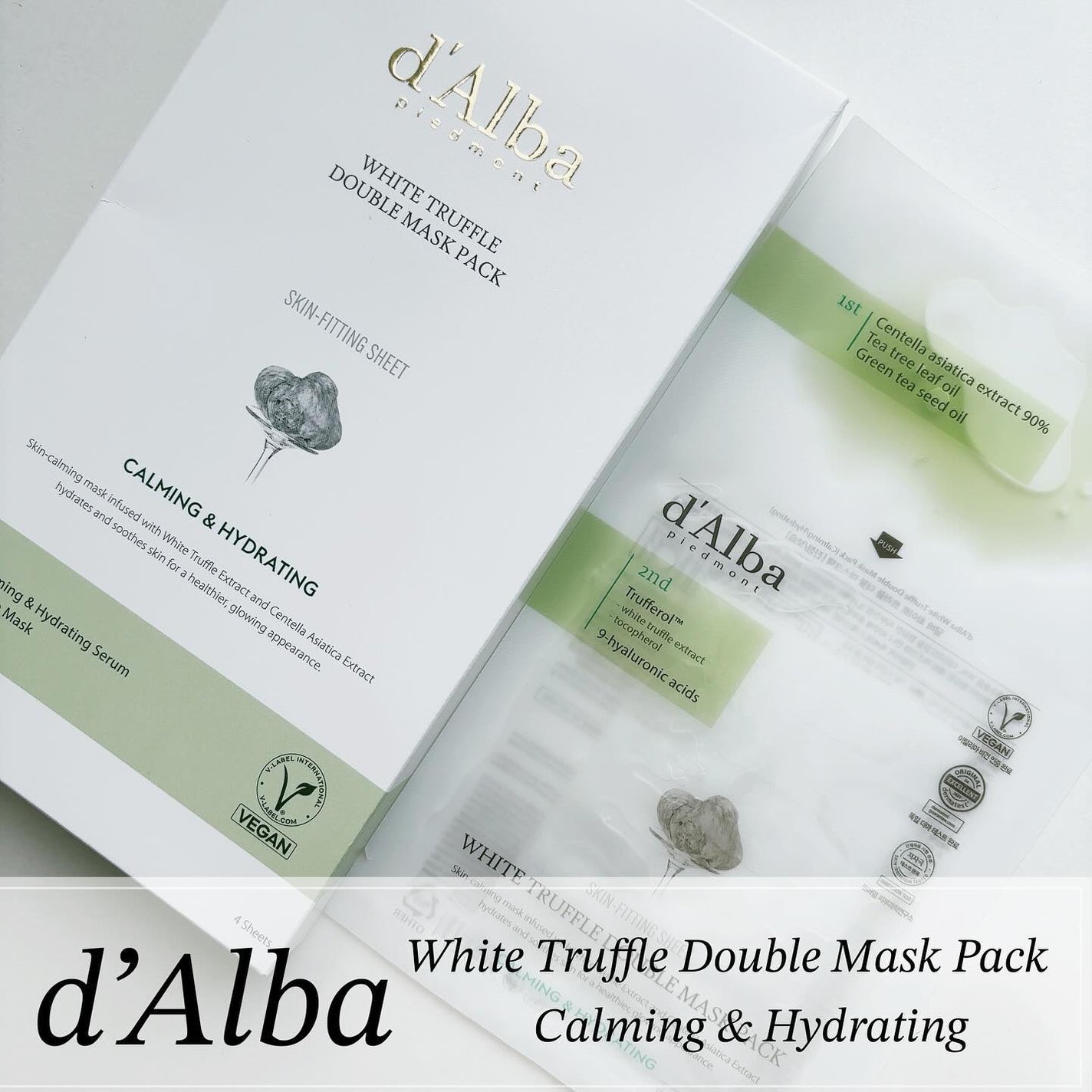 ホワイトトリュフダブルマスクパック(鎮静/保湿) /ダルバ/シートマスク・パックを使ったクチコミ(1枚目)