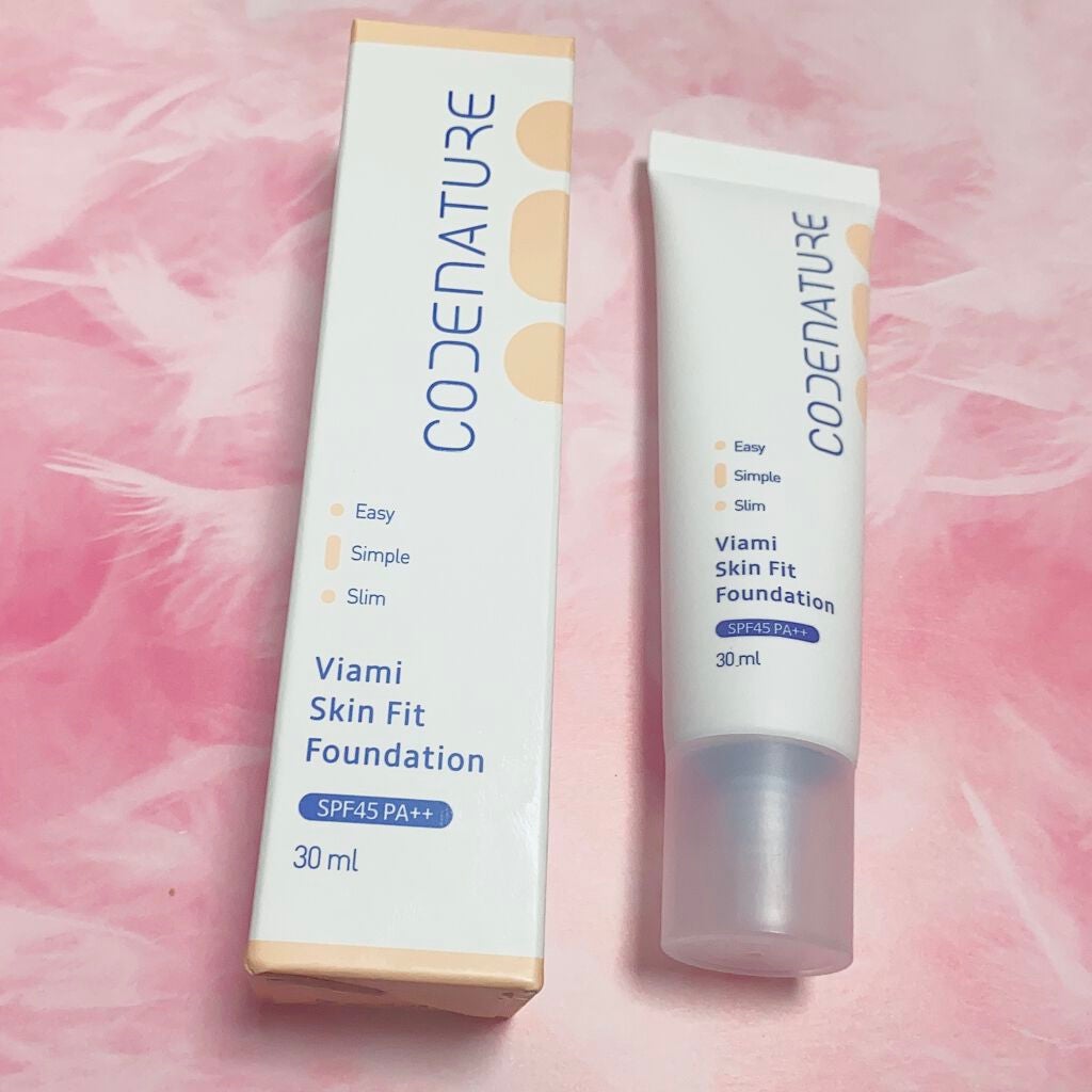 ビアミスキンフィットファンデーション/CODENATURE/リキッドファンデーションを使ったクチコミ(1枚目)