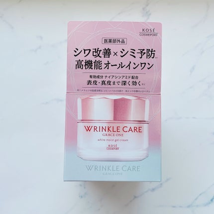 リンクルケア ホワイト モイストジェルクリーム/グレイスワン/オールインワン化粧品を使ったクチコミ(2枚目)