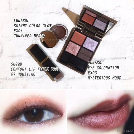 ホリデーフェイバリット2019/LUNASOL/メイクアップキットを使ったクチコミ(2枚目)