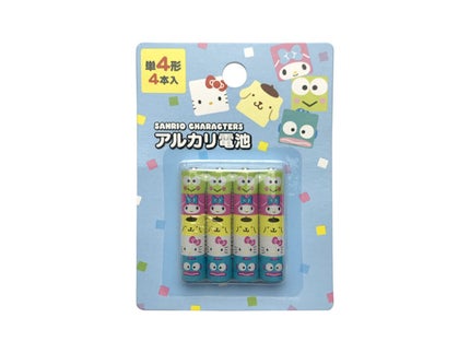 DAISO サンリオキャラクター アルカリ電池
