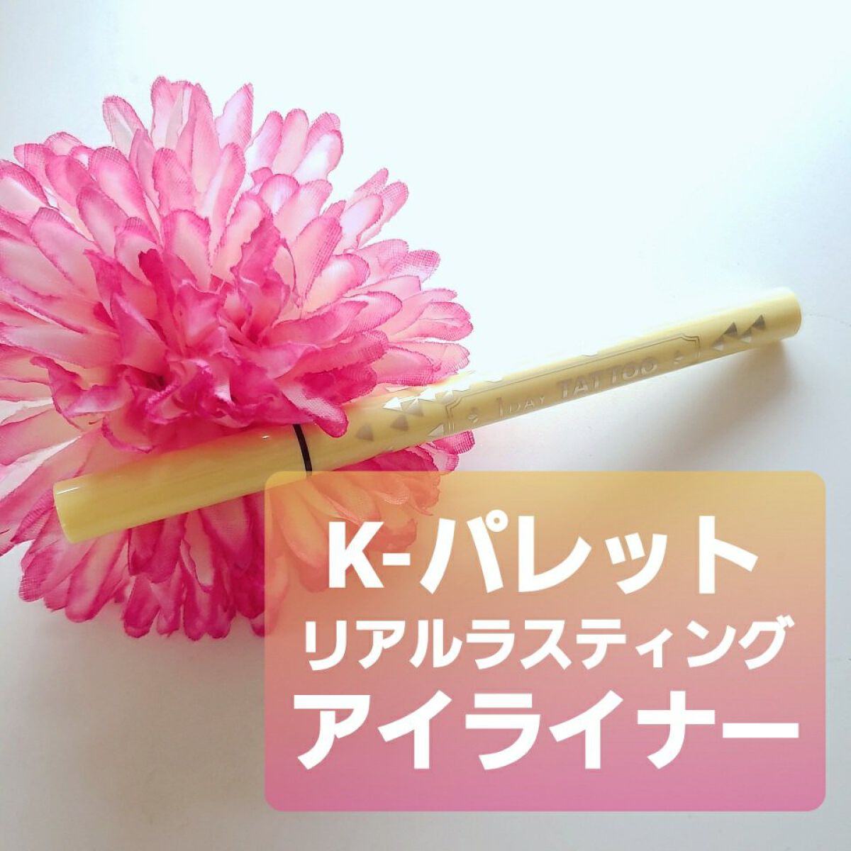 リアルラスティングアイライナー24hWP BB ブラウンブラック/K-パレット/リキッドアイライナーを使ったクチコミ（1枚目）