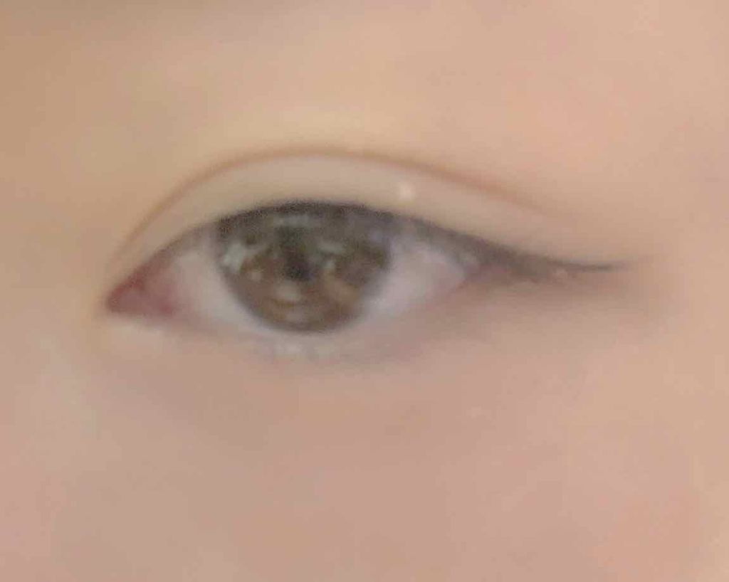 ジェルアイライナー/CEZANNE/ジェルアイライナーを使ったクチコミ（2枚目）