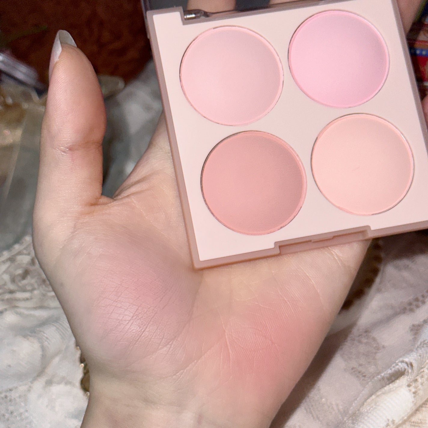 ブレンディングムードチーク/dasique/パウダーチークを使ったクチコミ(4枚目)