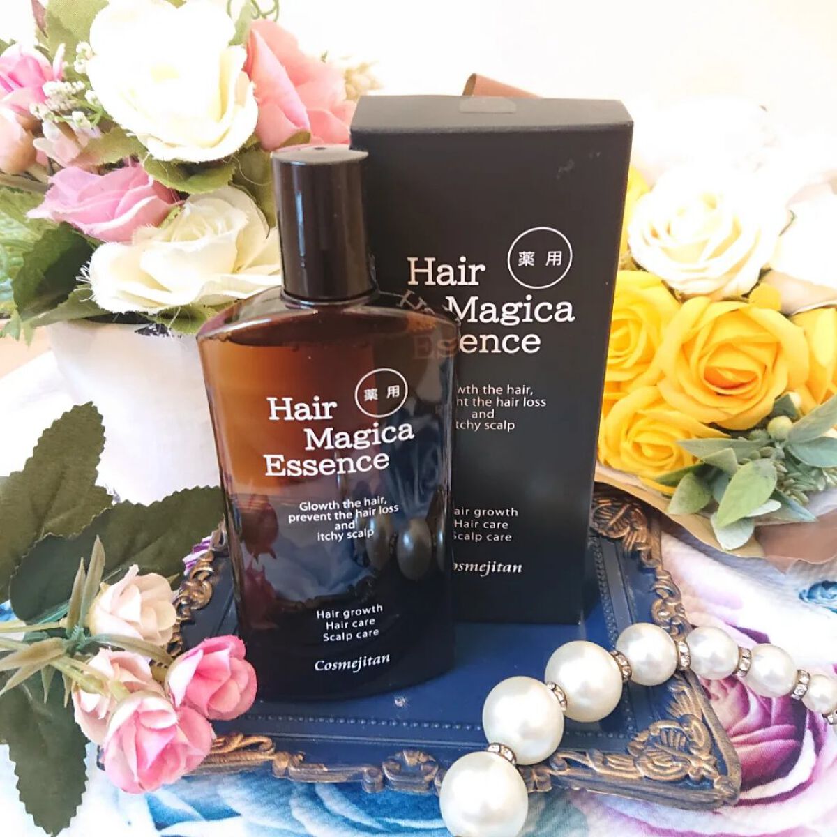 コスメジタン 薬用ヘアマジカエッセンス /シーヴァ/頭皮ローションを使ったクチコミ（1枚目）