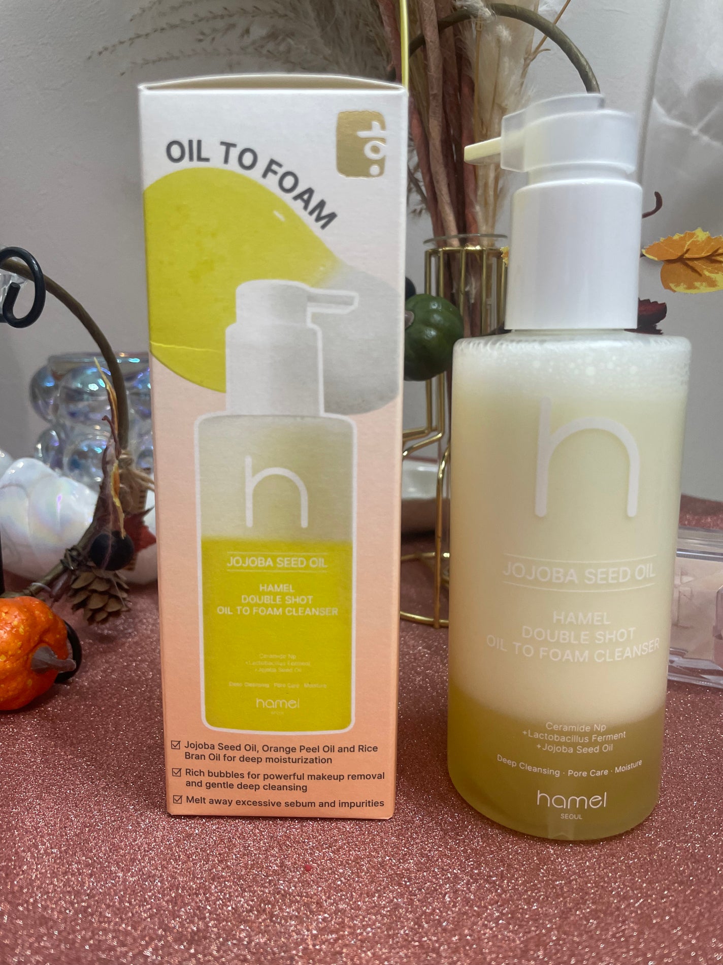 ダブルショットオイルトゥーフォームクレンザー/HAMEL/オイルクレンジングを使ったクチコミ(1枚目)