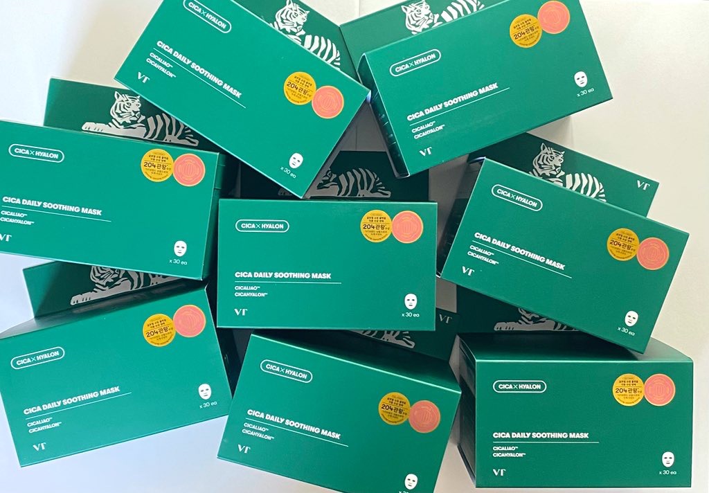 CICA デイリースージングマスク/VT/シートマスク・パックを使ったクチコミ（1枚目）