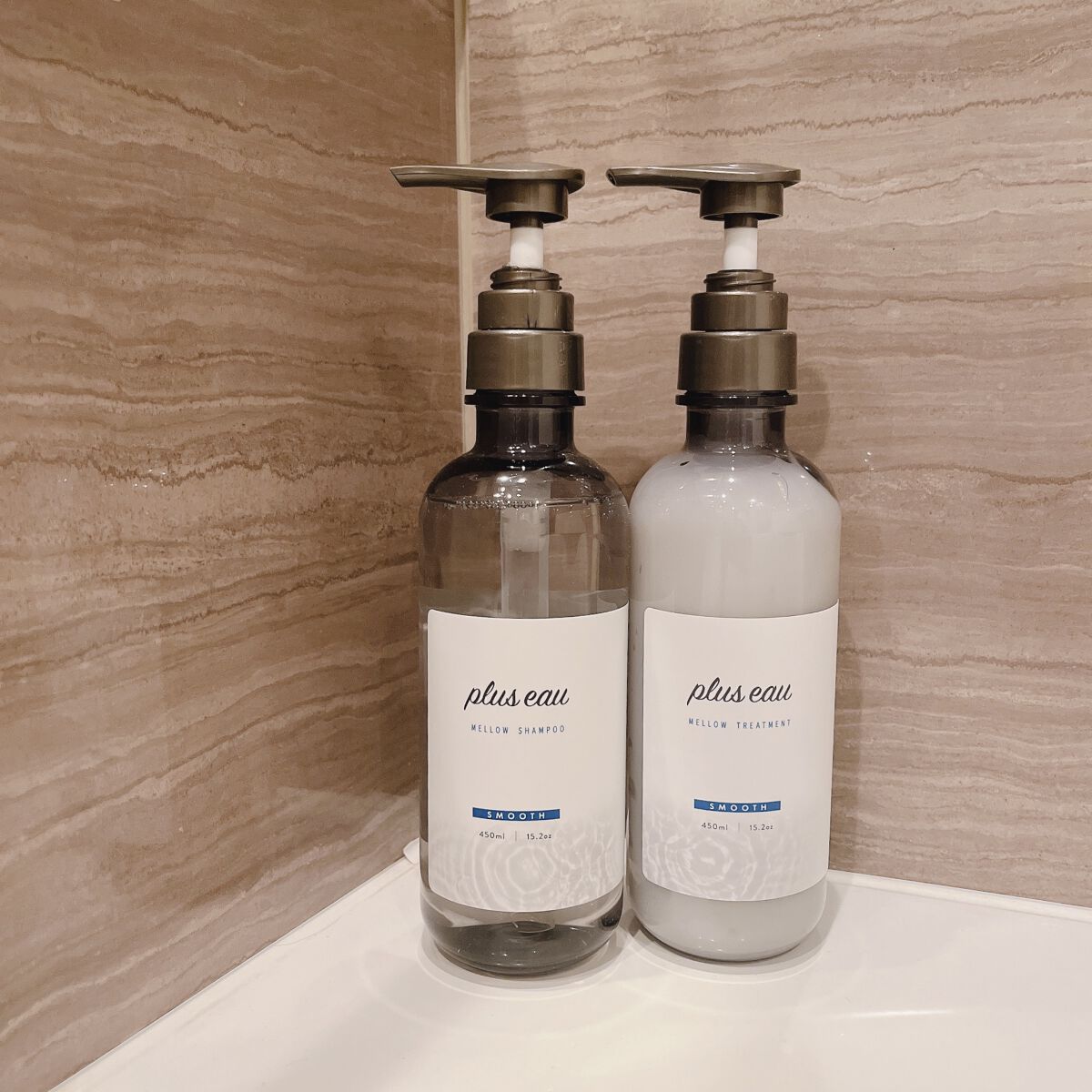 メロウシャンプー/メロウトリートメント/plus eau/市販シャンプーを使ったクチコミ（2枚目）