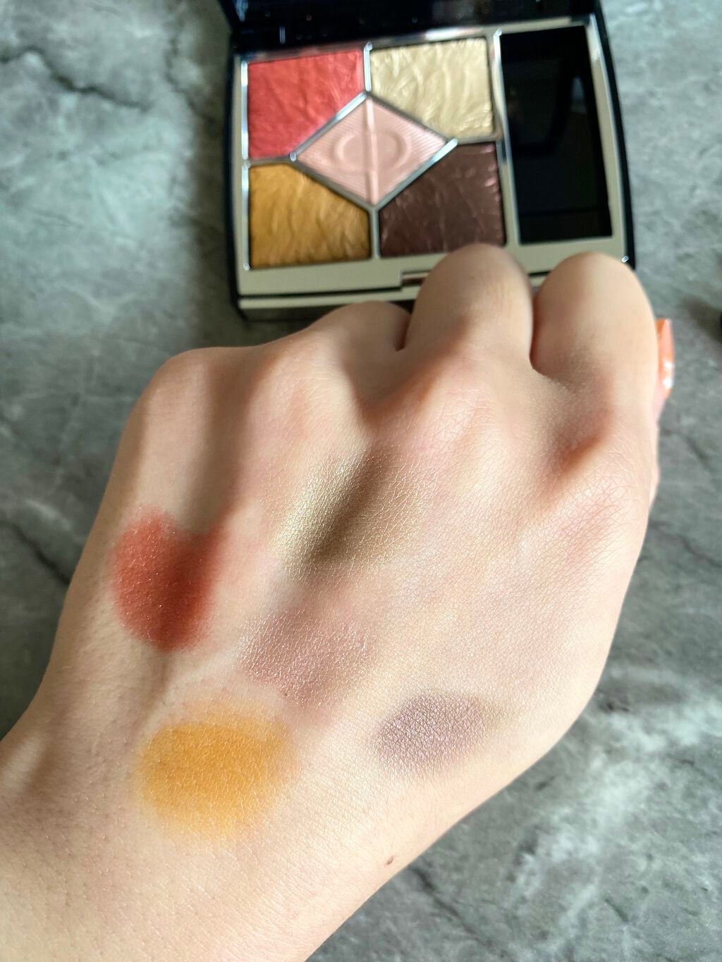 サンク クルール クチュール<バーズ オブ ア フェザー>/Dior/アイシャドウパレットを使ったクチコミ(2枚目)