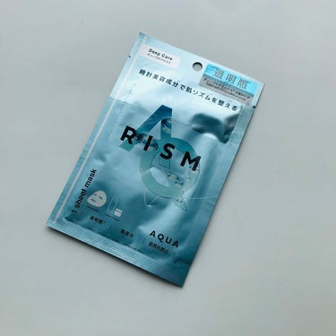 RISM ディープケアマスク アクアのクチコミ「▪️RISM▪️
Deep Care Mask (1枚入り)
 
AQUA
透明感、高保水、肌.....」（1枚目）