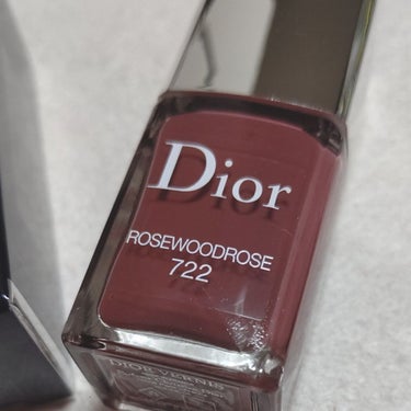 ディオール ヴェルニ 722 ローズウッドローズ（生産終了）/Dior/マニキュアを使ったクチコミ（2枚目）