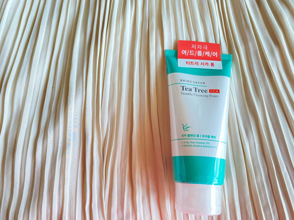 TEA TREE トラブルクレンジングフォーム/BRING GREEN/洗顔フォームを使ったクチコミ(1枚目)