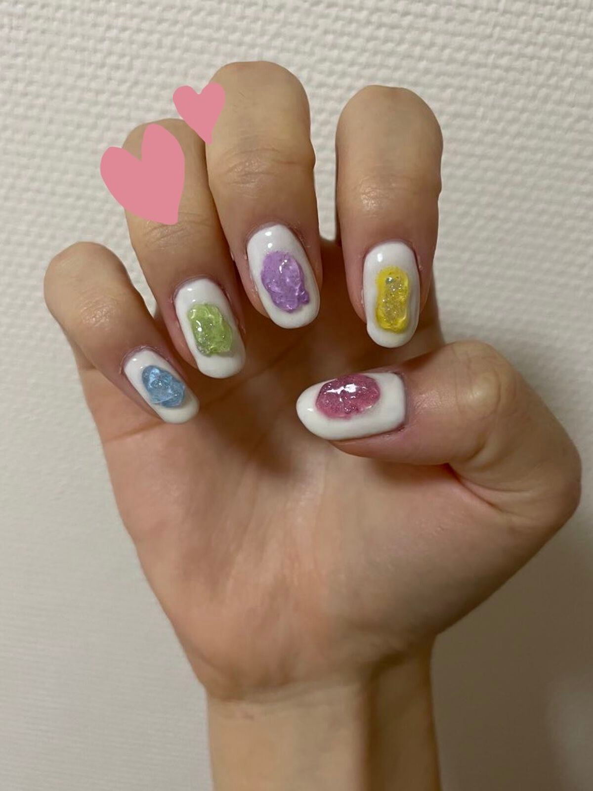 ジェルネイル(ライト対応)/セリア/ジェルネイルを使ったクチコミ(2枚目)