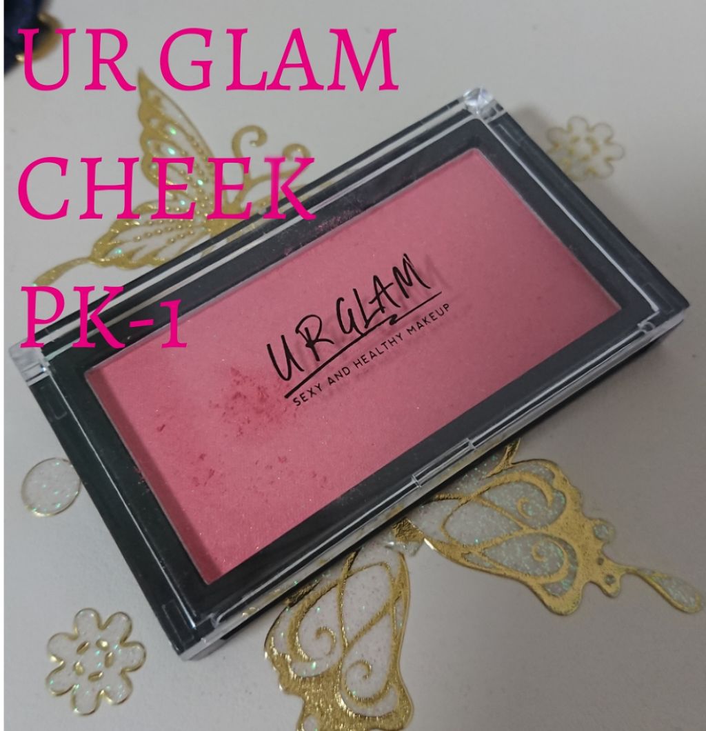 UR GLAM DAILY CHEEK BLUSH/U R GLAM/パウダーチークを使ったクチコミ(1枚目)